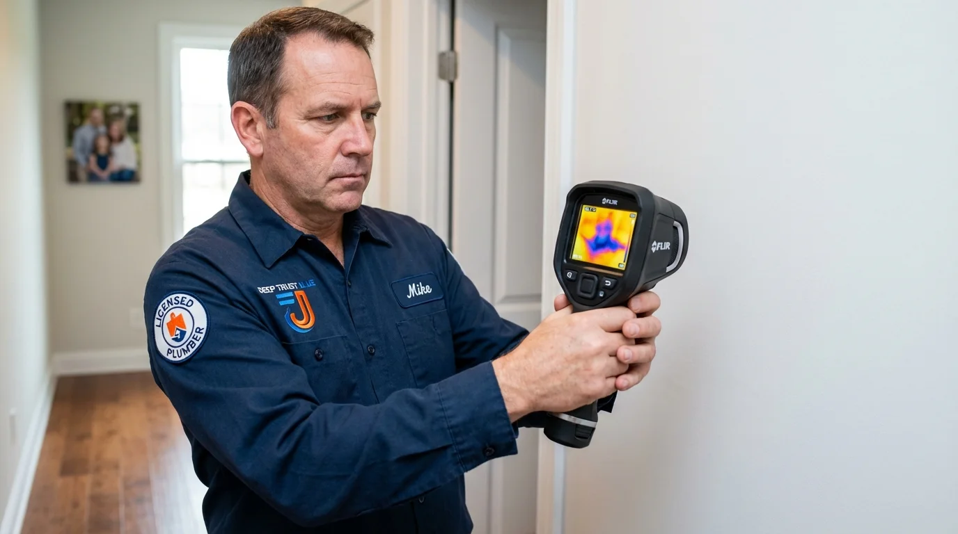 Thermal imaging leak detection by Johns Plumbing LLC in Green Cove Springs